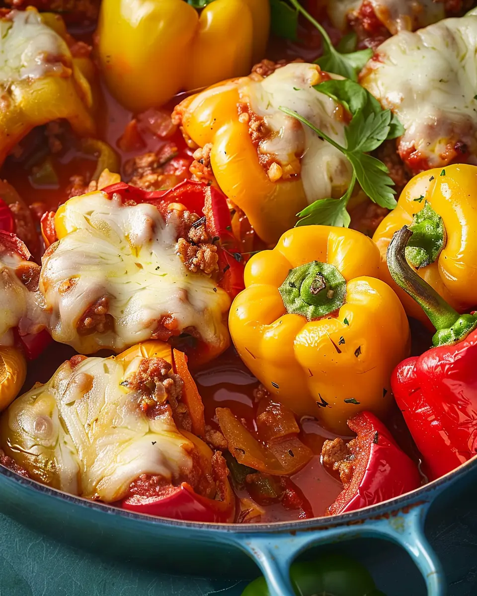 Unstuffed Peppers: Easy Family Meal with Turkey Bacon Delight
