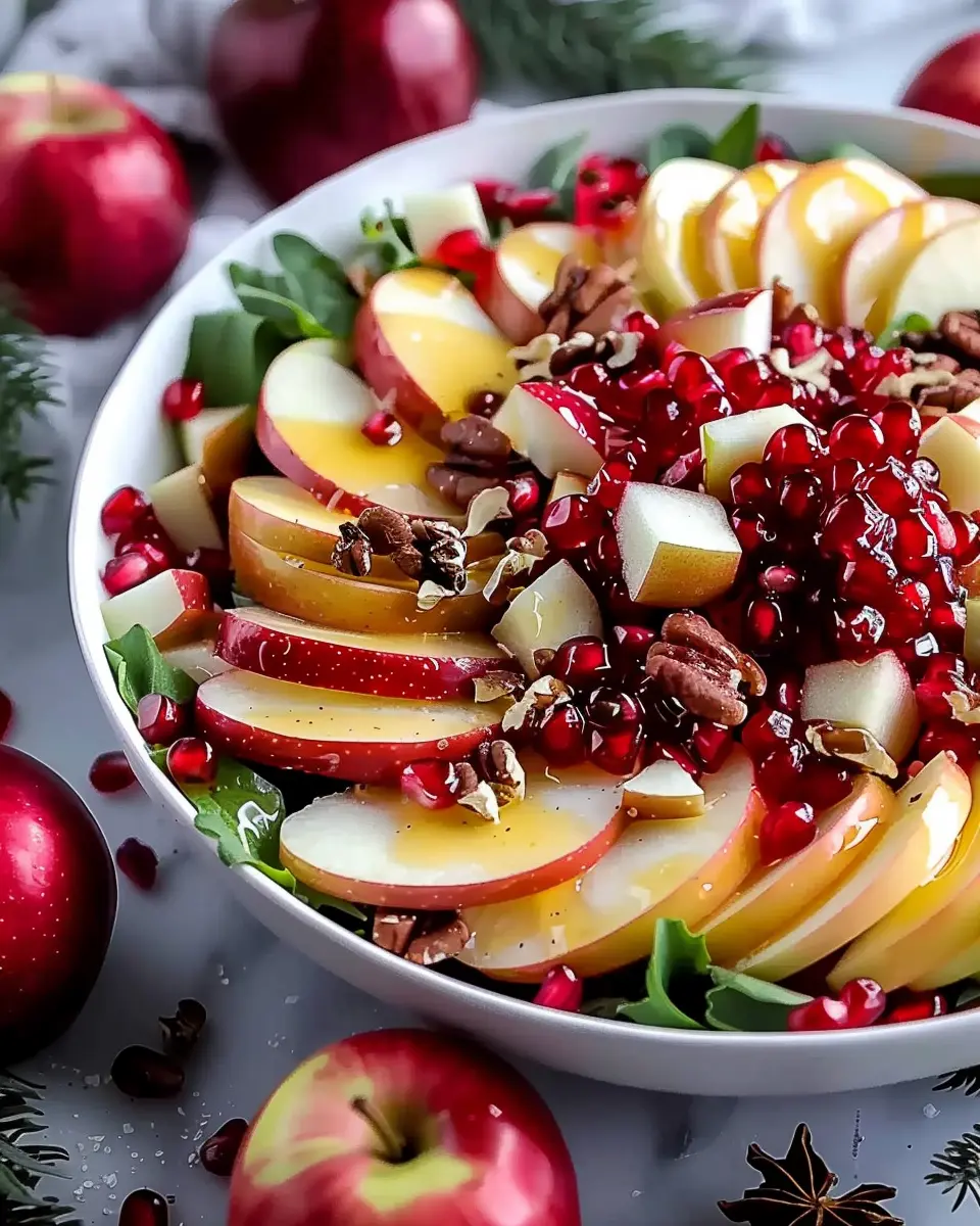 Christmas Apple Salad: A Delightfully Easy Festive Recipe