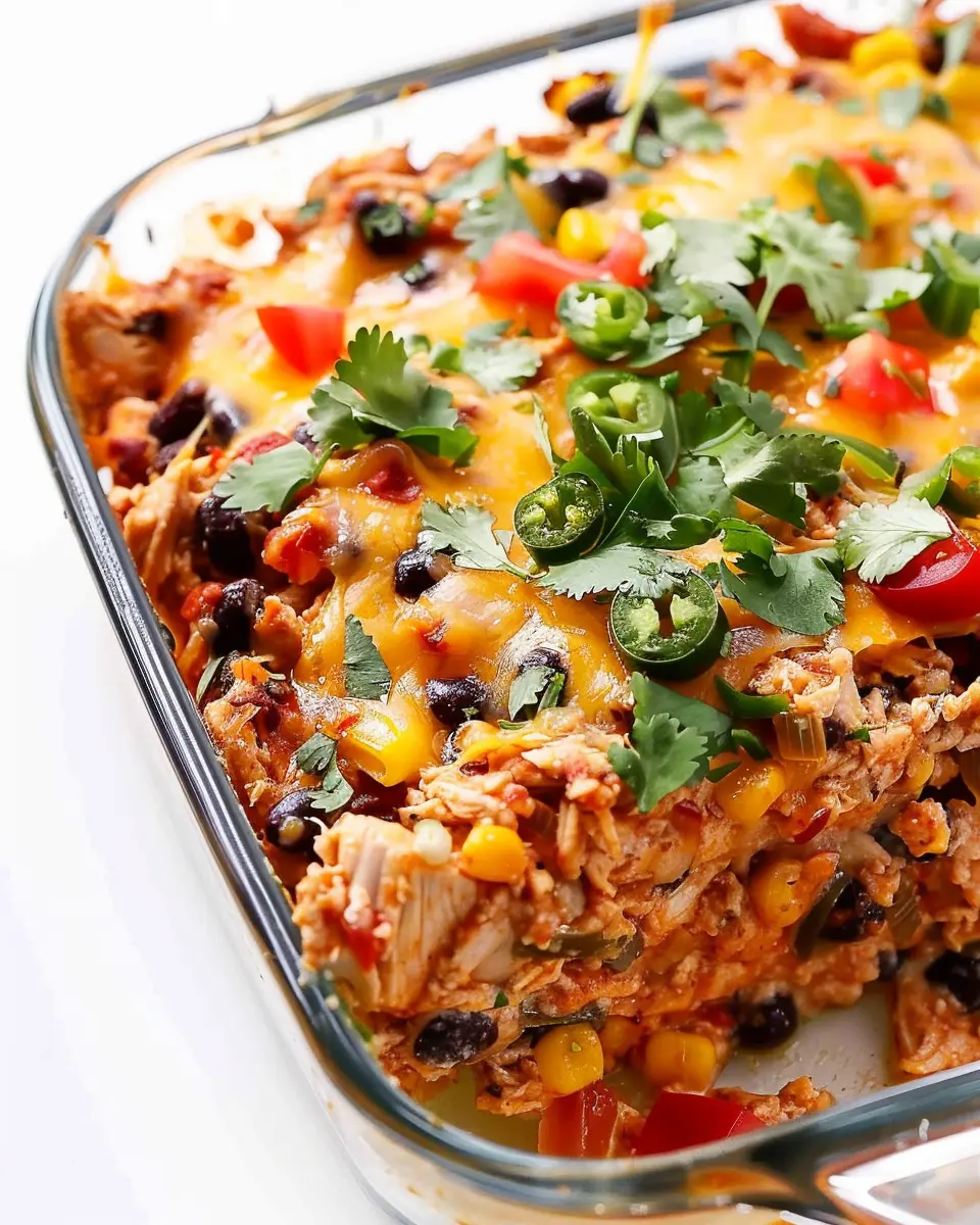 Easy Chicken Burrito Casserole: A Comforting Family Favorite