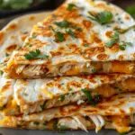 High-Protein Chicken Ranch Quesadilla : Crispy, Low-Carb & Ready in 10 Mins!