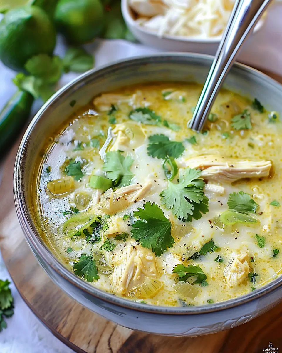 Creamy Green Enchiladas Chicken Soup: Easy Comfort in a Bowl