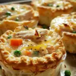Chicken Pot Pie Biscuit Cups