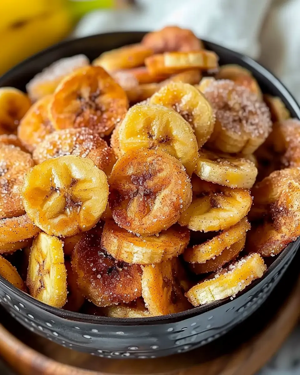 Cinnamon-Sugar Air Fryer Banana Chips: Easy, Guilt-Free Snack
