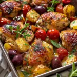 Mediterranean Baked Chicken Dinner