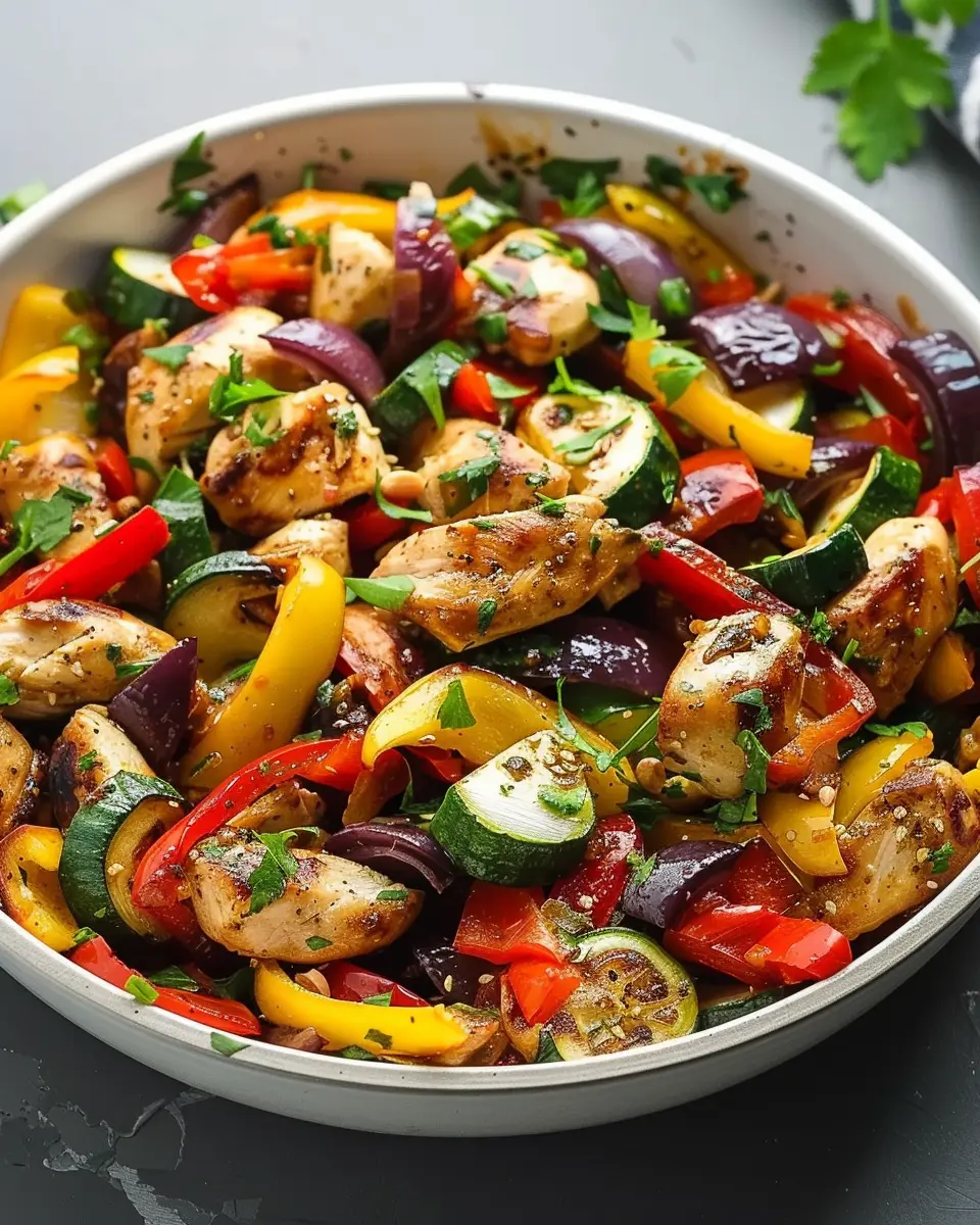 Mediterranean Chicken Stir Fry Recipe: Easy &amp; Flavorful Delight