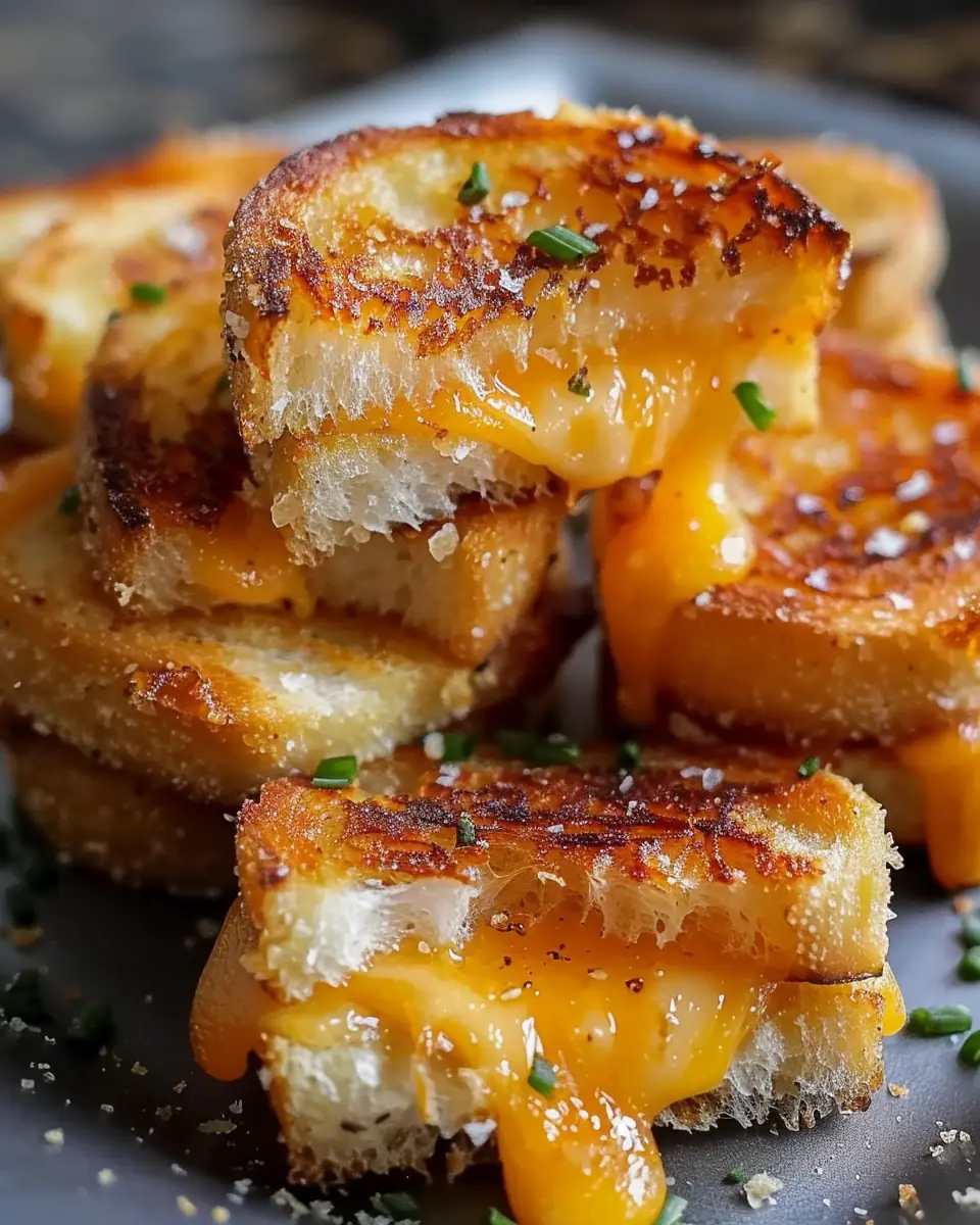 Mini Grilled Cheese Dippers: Easy Turkey Bacon & Chicken Ham Twist