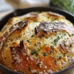 Garlic Herb Dutch Oven Bread Recipe