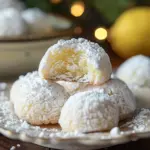 Lemon Cream Snowball Cookies