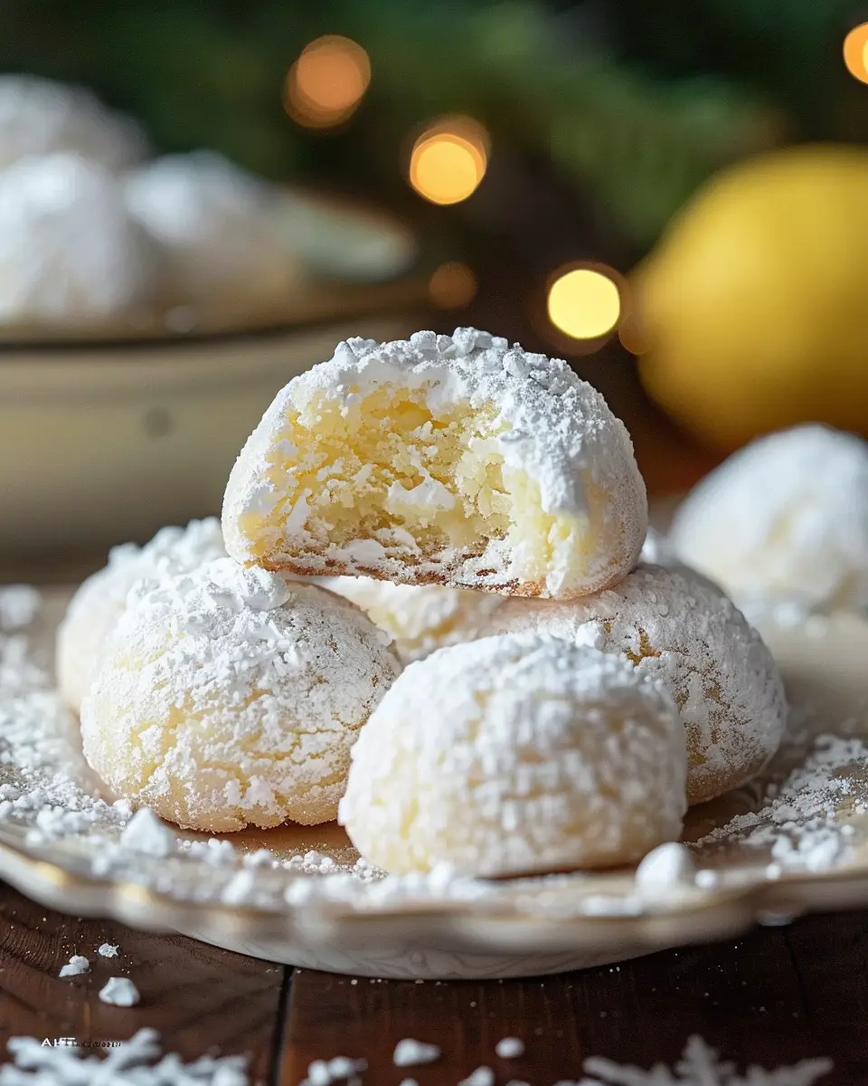 Lemon Cream Snowball Cookies: Easy, Refreshing Bliss at Home