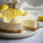 Easy No Bake Lemon Cheesecake