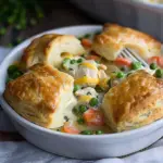 Chicken Pot Pie with Biscuits