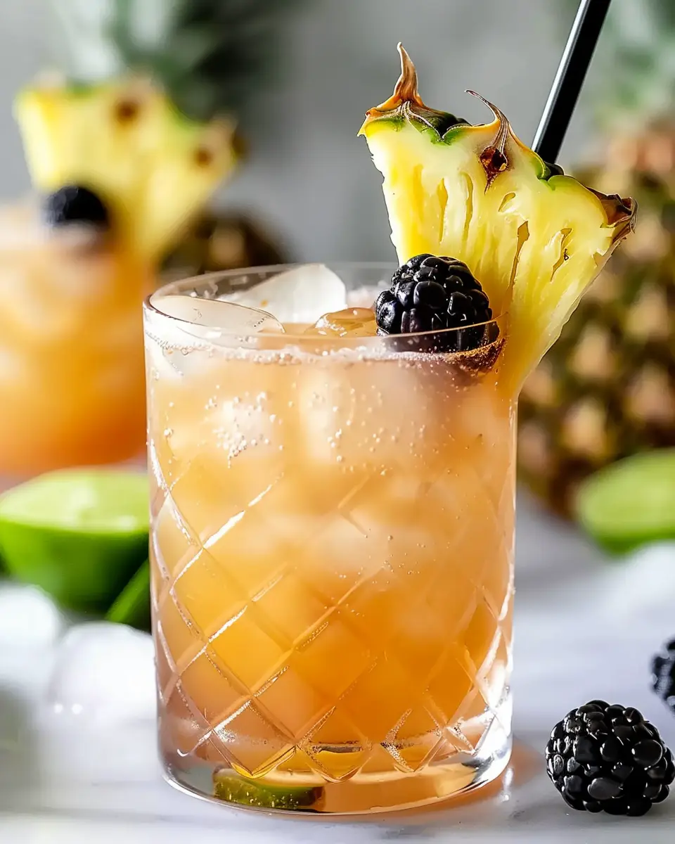 Pineapple Ginger Beef Broth Mocktail: A Refreshing Delight for All