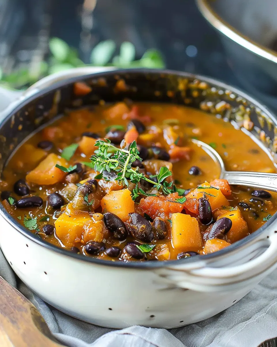 Black Bean Butternut Squash Stew: A Cozy and Healthy Delight