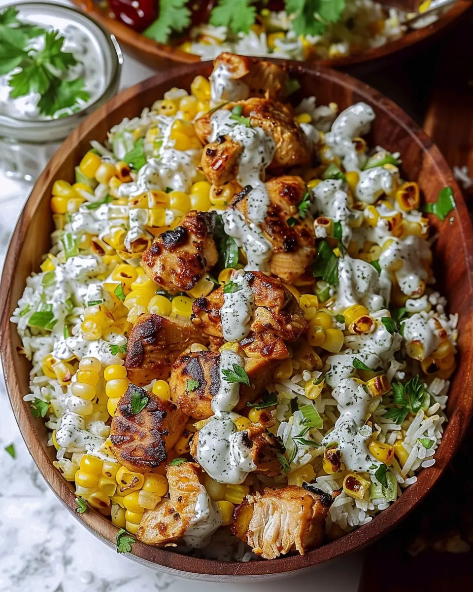 Street Corn Chicken Bowl: Easy and Flavorful Comfort Food Delight