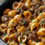 Creamy Beef and Shells