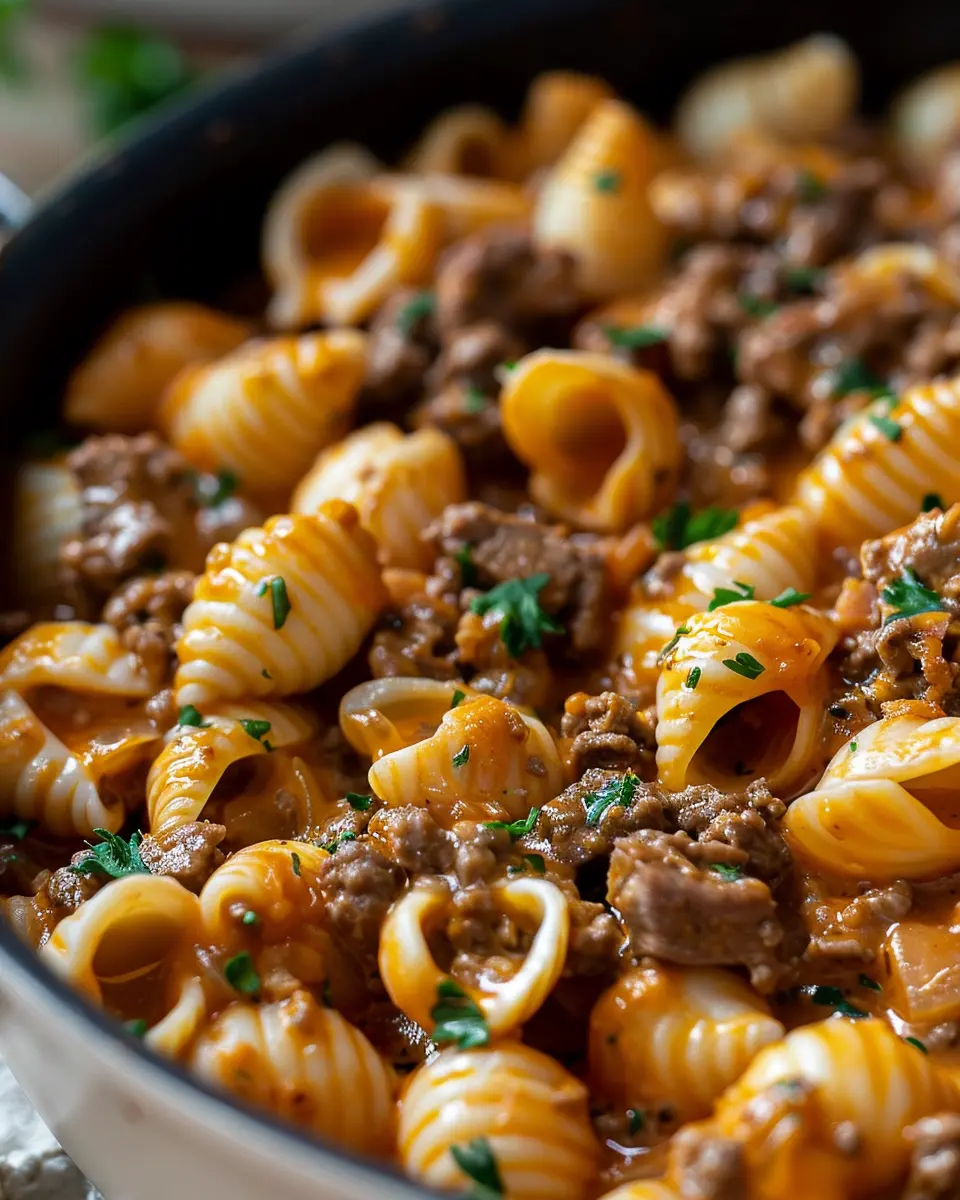 Creamy Beef and Shells: Indulgent Comfort Food Made Easy