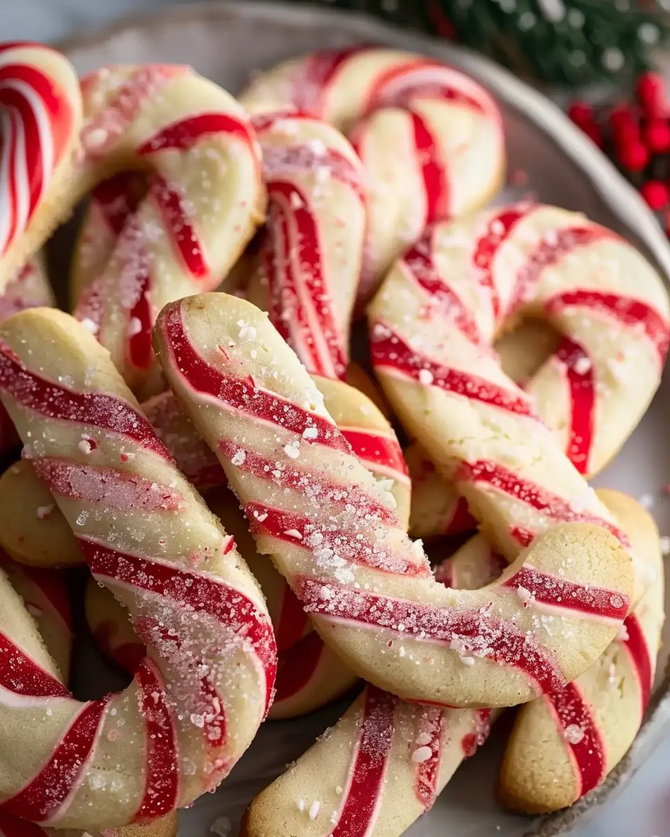 Candy Cane Cookies