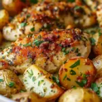 Garlic Parmesan Chicken and Potatoes